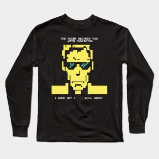 Bandersnatch Suspicious Agent Long Sleeve T-Shirt